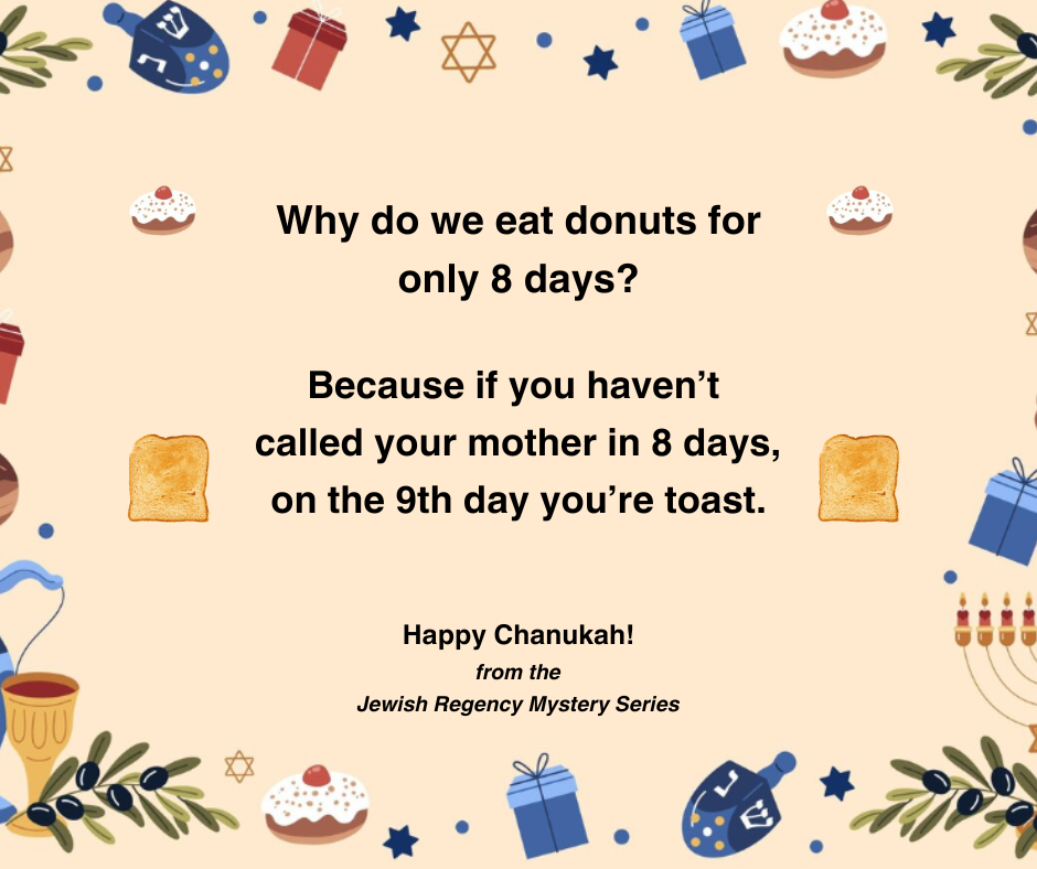 Hanukkah joke eight nights donuts