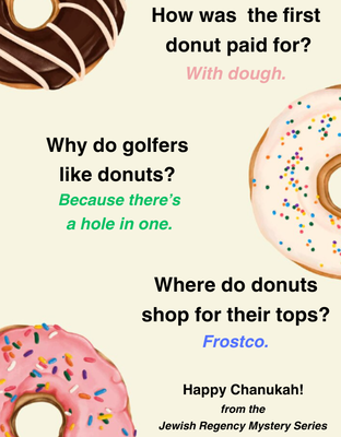 Hanukkah joke donuts